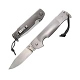 Cold Steel Einhandmesser, Pocket Bushman, 1.4116 Stahl, Ram-Safe-Klingenarretierung,...
