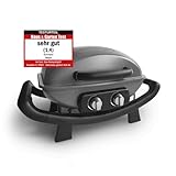 BURNHARD Tragbarer 2-Brenner Gasgrill Wayne, 3,5 kW bis zu 300°C Kompaktgrill...