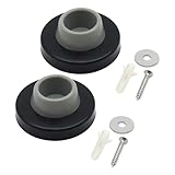 Konkaver Wand-Türstopper, 2 Stück, Edelstahl-Wandschutz, Türstopper mit weichem...
