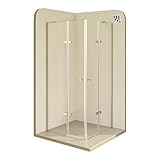 i-flair Duschkabine ALICE mit Eckeinstieg 90x90 cm Höhe: 180cm, Eckduschkabine aus...