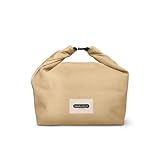 BLACK + BLUM Lunchtasche 6,7 L | recycelter Kunststoff | Beige| isolierte Lunch...