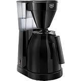 Melitta Easy Therm - Kaffeemaschine mit Thermokanne, Filterkaffeemaschine mit Tropfstopp,...
