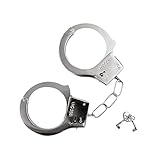 Oblique Unique® Spielzeug Handschellen Metall – Handcuffs mit 2 Schlüsseln &...