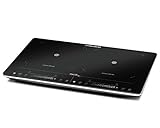ROMMELSBACHER Doppelkochplatte CT 3420/IN Induktion - Glaskeramik, Touch...