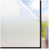 rabbitgoo Fensterfolie Milchglasfolie Sichtschutzfolie Selbstklebend Folie Fenster...