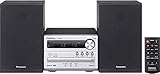 Panasonic SC-PM250EG-S Micro-Hi-Fi-Kompakt-Stereoanlage mit CD-Player, FM-Radio,...