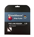 Kirschbaum Unisex – Erwachsene K1PLR125 Tennis-Saite, schwarz, 1,25 mm