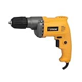 Hoteche 420W Elektrische Bohrmaschine, 0-4500 U/min, 10mm Metall/15mm Holz,...