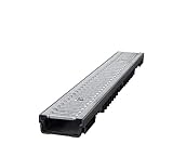 1m Entwässerungsrinne Bodenrinne Terassenrinne Ablauf Höhe 55 / 105mm A15 B125 C250...