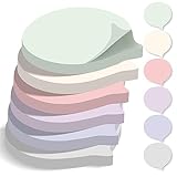 BIROYAL Haftnotizen Klebezettel, 6 Blöcke 70 Blatt Sticky Notes pastell, 76 mm...