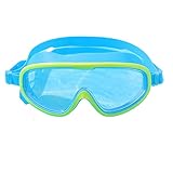 Kinder-Schwimmbrille, Kinderbrille mit Nasenabdeckung, wasserdicht, kein Auslaufen,...