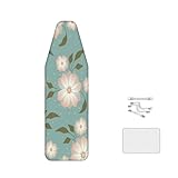 yazilan BüGelbrettbezug, Baumwolle - 2-In-1-Design, Ersatzbezug FüR DampfbüGelbrett -...