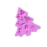 BoBoHome Kuchenformen, Weihnachtsserie Baum/Hirsch/Glocke/Schneeflocke/Elch Fondant...