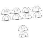 Mikinona 10 Stck. Teiliges Rauchmelder Schutzabdeckungen aus Robustem Material Hohles...