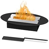 Raweao Tischkamin Bio Ethanol Tischfeuer, Tragbar Ethanol Tischkamin, Tischplatte...