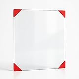 Vermont Castings Dauntless Glas, rechteckig, für Holzofen, 415 x 274 mm (B x H) – 4 mm...