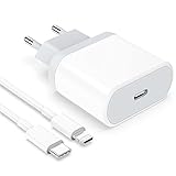 Anigaduo 25W USB C Ladegerät and 2M Ladekabel Kabel für iPhone 14/14 Plus/14 Pro/14 Pro...