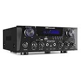 Fenton AV430B Karaoke Verstärker mit Echo, kompakter 600 Watt Bluetooth...