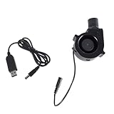 Tragbarer 7530 USB BBQ Lüfter 5 V Luftgebläse Mit Geschwindigkeitseinstellung...