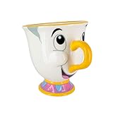 Die Schöne und das Biest Chip-Tasse - Offiziell lizenziert, handbemalt, Disney...