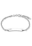 amor Damen-Armband Identarmband 18 cm gravierbar 925 Silber rhodiniert inkl....