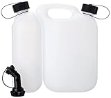 Oregon Kombi-Kanister für Kraftstoff und Kettenöl, 5L + 3L, Transparent