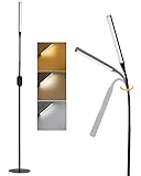 Homefire LED Stehlampe Dimmbar Büro Leselampe - 178CM Schwarz 3000-5000K...