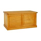 Ramece Cheshire Pine Deckenbox – Schlafzimmermöbel – Holzhocker mit Deckel – H 45 x...