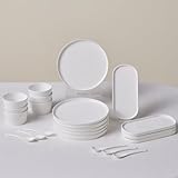 Karaca Forever Bone Bomo 22-Teiliges Kombiservice Frühstücksset