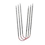 Addi AD7702030-03.00 Stricknadelspiel, Metall, Silber, 3 mm, 3 Count