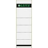 Leitz Rückenschild selbstklebend für Standard- und Hartpappe-Ordner, 10 Stück, 80 mm...