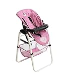 Bayer Chic 2000® Puppenhochstuhl – Jeans Pink – Verstellbar & klappbar –...
