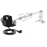 onlyfire Universal Grillspieße Set, Grillspieß mit Motor, Drehspiess für...