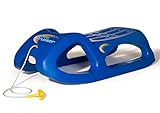 RollyToys Snow Cruiser (ab 3 Jahren, Farbe Blau, sehr Stabil, mit Stahlschienen,...