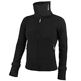 ALPIDEX Damen Fleecejacke Hoher Stehkragen Daumenlöcher Tailierte Winter Fleece Jacke...