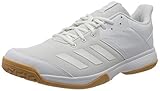 adidas Herren Ligra 6 Volleyball Shoe, Cloud White/Cloud White/Gum, 43 1/3 EU