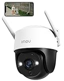 Imou 2K Überwachungskamera Aussen mit AI Personen-/Fahrzeugerkennung, 360° PTZ...