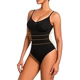 MELARQT Shapewear Damen Body, Miederbody Stark Formend, Bauchweg Body Shaper Damen,...