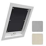 WOLTU Thermo Dachfenster Rollo ohne Bohren Sonnenschutz Verdunkelungsrollo mit...