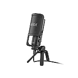 RØDE NT-USB vielseitiges USB-Kondensatormikrofon mit Studioqualität, Popfilter und...
