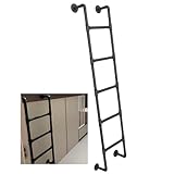 Robuste Wandtreppe aus Metall für Keller, Fenster, Brunnen, Höhe 1,2 m bis 2,4 m,...