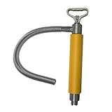 LOVIVER Handlenzpumpe Handbilgenpumpe Lenzpumpe Wasserpumpe mit Schlauch 46 73cm, Gelb