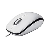 Logitech M100 Kabelgebundene USB-Maus, 3 Tasten, 1000 DPI Optical Tracking, Für Links-...
