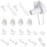 ZALHIN Klemmhalter für Klemmfix Rollo, 2 Kit Rollo Halterung Fenster 17mm Rollo...