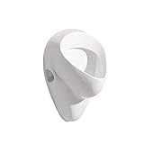 VBChome Urinal Zulauf von Hinten Weiß Modern Hochwertig Keramik Pinkelbecken Pissoir...
