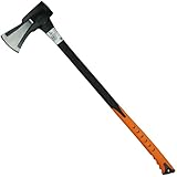 HRB Axt - Spaltaxt gehärtetem Stahl, zum Holz Spalten geeignet, Survival Axt mit...