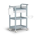 PUFAHAU 3-Stufiger Rollwagen Für Die Organisation Von Küche Und Bad, Einfache Montage...