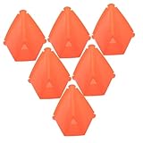 UPKOCH 6 Stück Fußball Trainingskegel aus Langlebigem PE Leuchtend Orange Robust und...