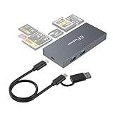 JMT USB 3.2 Gen 2 CFExpress Kartenleser 10Gbps TypeB/CF/SD/TF/MS/XD/USB Speicherkarten-Hub...
