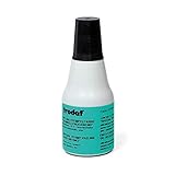 Trodat Stempelfarbe schwarz für Handstempelkissen, 25 ml Inhalt in Flasche,...